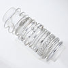 15pcs/set Punk Simple Multilayer Bracelets for Women Elegant Delicate Twist Sparkling Adjustable Bangles Jewelry Couples Gifts - Image 2