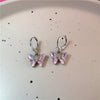 Gothic Y2K Moonlight Stone Heart Star Bow Pendant Earrings For Egirl Emo 2000s Goth Cute Dream Fairy Vintage Jewelry Accessories - Image 7