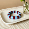 Boho Color-Blocked Resin Bracelet Geometric Striped Cuff Bracelet Stackable Jewelry Round Women Statement Bangle - Image 12