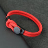 Novel Men Rope Bracelet Double Layer 4mm Nylon Cord Chain Braclet 3 Sizes Lucky Red Thread Pulseria Gift For Him Accessories - Image 1