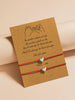 Two Card Pack with Multiple Color Available Copper Heart Adjustable Rope Chain Couple Bracelet As A Gift for Valentine's Day - Image 7