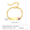 Stainless Steel Personalized Name Bracelet Anniversary Corrosion Drop Rubber Bend Bracelet,A Gift of Love from Parents - Image 12