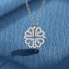 316L Stainless Steel Love Magnetic Pendant Necklace for Women Clover Choker Heart Shaped Open Necklace Crystal Jewelry BffGift - Image 12