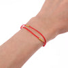 Red or Black Cord Bracelet with Bead Detail and Adjustable Fit - Image 11