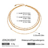 Stainless Steel Flat Snake-Chain Necklace in Multiple Styles - Image 8