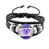 Lgbt Black Weave Leather Bracelet Bi Pride Glass Cabochon Gay Pride Rainbow Flag Photo Bangle Jewelry For Women Men Lovers Gift - Image 31