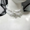 Lolita Cosplay Choker Necklace Sexy Cat Girl Bow Collar Anime Kitten Ears Role Play Costume Accessory Party Jewelry Kawaii Gift - Image 1