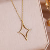 4Pcs/1Pcs Creative Four Pointed Star Shiny Zircon Earring Necklace Bracelet for Women Hollow Geometric Party Jewelry - Image 14