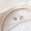 Korean Handmade Colorful Sweet Flowers Stud Earrings For Women Shiny Jewelry Oorbellen Gifts - Image 6