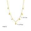 316L Stainless Steel Butterfly Moon Lock Blue Eyes Pendant Necklace For Women Multilayer Choker Chain Jewelry Gifts - Image 29