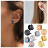 for Swelling Pressure Earrings Stainless Steel Black Color Spiral Cartilage Ear Cuff Non Piercing Earrings Gold Color - Image 3