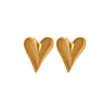 Stainless Steel Chic Heart Huggie Hoop Earrings Charm Gold Color Jewelry for Women - Image 8