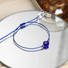Blue Eye Charm Braided Rope Bracelet Set 12 Pieces - Image 8