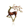 Skeds Women Men Creative Deer Enamel Brooch Painting Reindeer Sika Deer Brooches Pin Metal Cute Animal Jewelry Pins Accessories - Image 3