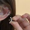 Geometric Cubic Zirconia Clip Earrings For Women Simple U-shaped Without Pierced Ears Jewelry - Image 1