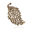 Rhinestones Peacock Brooches for Women Unisex Glass Phoenix Pins Event Party Backpack Decoration Clothes Accessories - Image 7