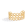 Distinctive Stainless Steel Oval Hollow Wide Wrist Cuff Bracelet Bangle Metal Exaggerated Jewelry Gift - Image 8