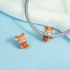 Silver Christmas Bell Charms Snowflake Reindeer House Bead Snowman Pendant Fit Bracelet Necklace Jewelry - Image 3