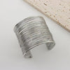 Vintage Hyperbolic Layered Wide Wire Bracelet Cuff Bangle for Women Exaggerated Wrist Wrap Bangle Hand Jewelry Gift - Image 6