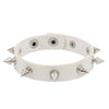 Unisex Gothic Studded Bracelet Pu Leather Adjustable Black Wristband Rock Punk Cuff Bangle - Image 3
