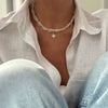 Minimalist Imitation Pearl Tassel Necklace - Image 9