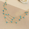 Multi-layered Blue Zircon Layer Necklace for Women Gentle Temperament Charm Clavicle Chain Simple Wedding Jewelry - Image 6