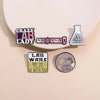 Science Chemical Molecular Structure Enamel Pins Chemistry Pharmacist Gene Strand Brooches Lapel Badge Jewelry Gift For Students - Image 6
