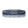 Faceted Glass Bead Stretch Bracelet in Multiple Colors - Image 12
