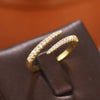 Silver Circle Finger Rings for Women Dazzling CZ Adjustable Ring Daily Wear Stackable Accessory Jewelry - Image 2