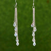 Crystal Water Drop Tassel Earrings for Women Temperament Colorful Long Earrings Bridal Wedding Party Jewelry Gifts - Image 4