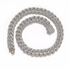 16MM Prong Cuban Link Chain Hip Hop Men 3Rows Rhinestone Necklace Iced Out Chain Women Paved Miami Polygon Cuban Necklaces - Image 7