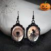 Gothic Style Black Fairy Angel Dandelion Glass Earrings For Women Punk Halloween Jewelry Gifts - Image 5
