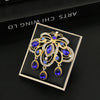 Sunspicems Morocco Crystal Brooches For Women Gold Color Caftan Brooch Pins Flower Algeria Bride Wedding Jewelry Dubai - Image 9