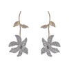 Long Drop Two-tone Metal Flower Post Earrings For Women Jewelry Elegant Party Accessories Holiday Gifts Styles - Image 6