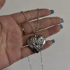 Romantic Heart Photo Locket Frame Pendant Necklace Silver Color Stainless Steel Love Heart Charms Necklaces Women Y2K Jewelry - Image 8