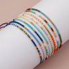Colorful Seed Bead Bracelet with Adjustable Fit - Image 1