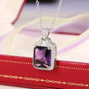 Geometric Cubic Zirconia Pendant Necklace for Women Temperament Female Wedding Neck Accessory Party Jewelry - Image 4