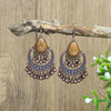 Vintage Ethnic Bohemian Drop Dangle Earrings For Women Wooden Tassel Pearl Beaded Geometric Leaf Flower Round Boho Earrings - Image 8