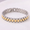 Multicolor Finish Stainless Steel Link Bracelet - Image 15