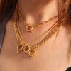 Stainless Steel Heavy Duty Chain Necklace For Women Gold/Silver Color Metal Oval Link Chunky Chain Choker Necklaces - Image 5