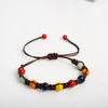 Handmade Colorful Ceramic Bracelet Coffee Cord Adjustable Bohemian Artistic Jewelry 1151 - Image 5