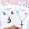 10Sets Flowers Heart Geometry Stainless Steel Earrings Necklace Set For Women Mix Style Jewelry Party Gifts - Image 16