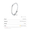 Silver Simple Geometric Line Twisted Ring Stackable Gold Color Jewelry For Women Party Gifts - Image 3
