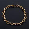 6.5mm Punk Handmade Stainless Steel Bracelet Link Oval Chain for Women Men Rock Boy Hand Chain Wristband Anklets Metal Jewelry - Image 1