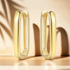 U Shape Hoop Earrings in Many Styles - Image 53