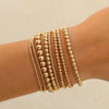 Stainless Steel Ball Bead Stretch Bracelet with 2.5 mm to 6 mm Bead Options - Image 5