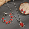 3pcs Green Peacock Gemstone Necklace Earrings Bracelet Jewelry Set Suitable for Daily Gift Giving - Image 5