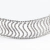 Stonefans Geometric Hollow Rhinestone Choker Necklace for Women Short Chain Crystal Collar Necklace Night Club Jewelry