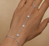 Silver Star/Evil Eyes Blue/White Zircon Bracelet Finger Design For Women Hand Chain Bracelet Party Jewelry - Image 20