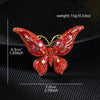 Multicolour Crystal Butterfly Brooches for Women Cute Animal Insect Zircon Pins Clothing Accessories Jewelry - Image 3